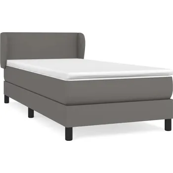 Ložnice Čalouněná dvoulůžková postel VidaXL 80x200 cm šedá
