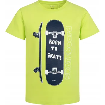 Chlapecké oblečení Chlapecké žluté tričko pro kluka velikost 140 Deskorolka Skate Endo