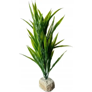 umělá květina ROSTLINA DO AKVÁRIA AKVARIJNÍ TRÁVA VELKÁ UMĚLÁ PŘÍRODNÍ VYSOKÁ 39 Cm