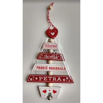 Party dekorace Vánoční ozdoba - Petra