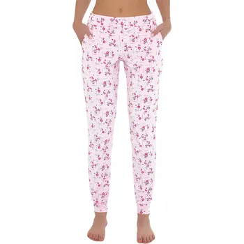 Dámské pyžamo LEPTIR DÁMSKÉ PYŽAMOVÉ KALHOTY 90/11 RŮŽOVÉ M