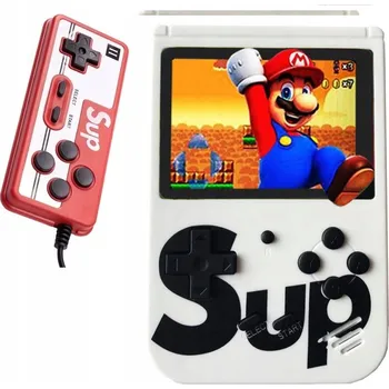 Herní konzole PŘENOSNÁ MINI RETRO HERNÍ KONZOLE GAMEBOY PEGASUS GAME BOX MARIO CONTRA 400 HER