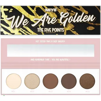 Oční stíny MIYO The Five Points Palette paletka očních stínů We Are Golden 6,5 g