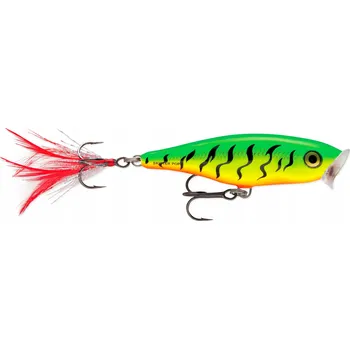 Umělá nástraha Wobler Rapala Skitter Pop 7 cm 7 g plovoucí FT FIRETIGER