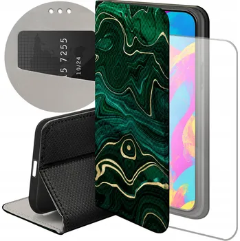 Pouzdro na mobilní telefon Flipové pouzdro Hello Case pro Apple iPhone 15 Pro, zelené