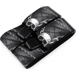 Šle motorkářské šíře 5 cm délka 120 cm Balení: 1 ks, Varianta: 1 (633) šedá tmavá lebka - 8596475086684