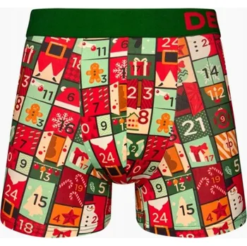 Boxerky PÁNSKÉ VÁNOČNÍ BOXERKY DEDOLES 2413 ADVENTNÍ KALENDÁŘ L