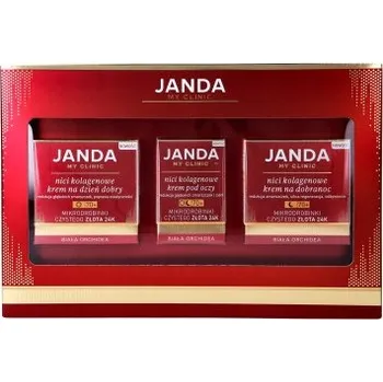 Kosmetická sada Sada kosmetiky Janda Kolagenové nitě 70+ na obličej 2x50 ml + 15 ml