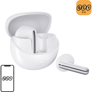 Sluchátka Sluchátka TWS QCY AilyBuds Pro HT10, ANC (bílá)