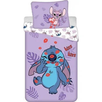 Povlečení JERRY FABRICS Povlečení Lilo and Stitch Kiss Bavlna, 140/200, 70/90 cm
