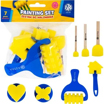 omalovánky Astra Houby a válečky na malování pro děti – sada 7 ks Astra, 315024004