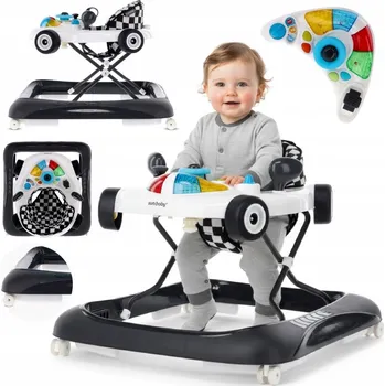 Dětské chodítko EDUKAČNÍ CHODÍTKO SUN BABY ZÁVODNÍ AUTO GRAND PRIX