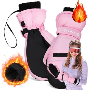 Rukavice Zimní Rukavice L Lyžařské Rukavice Snowboardové Zateplené S KAPSOU a Dotykovou Obrazovkou