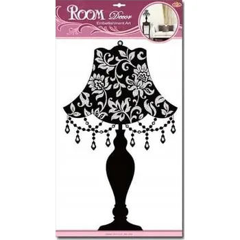 Obraz Nálepky na zeď Dekorativní lampa Černá