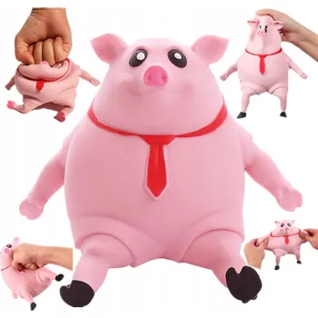 Obraz Mačkací Hračka antistresová růžová guma 15 x 15 cm pro děti ve věku Věk 3+