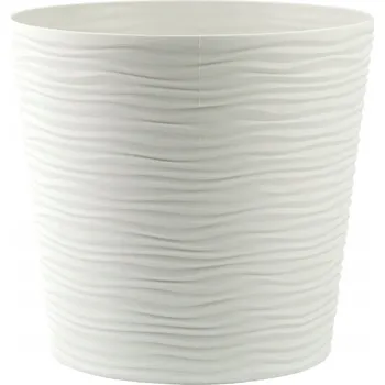 Květináč Plast Květináč Viking béžový 22 cm x 23,5 x 22 cm