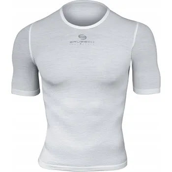 Spodní prádlo s krátkým rukávem Brubeck BASE LAYER bílé vel. S