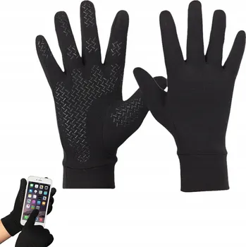 Cyklistické rukavice Cyklistické Rukavice Protiskluzové Unisex Černé Velikost M