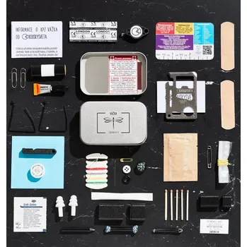 Vybavení pro přežití Kouskysveta Krabička poslední záchrany vážka