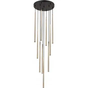 TK Lighting 10118 PIANO BLACK GOLD ZÁVĚSNÁ LAMPA 10