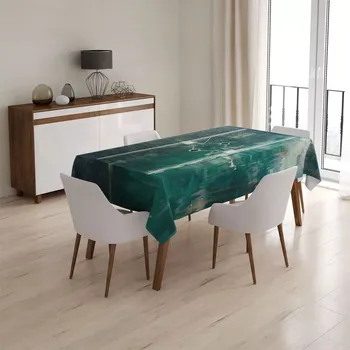 ubrus Sablio Ubrus Hydroplán na horském jezeře - 90x90 cm