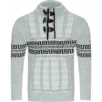 Pánský svetr Pánský svetr s rolákem - LORR&MEN 1 vlněný teplý pohodlný silný zimní