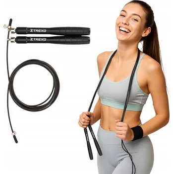 Švihadlo Švihadlo TREXO Alu-speed TXO-B4Z061-BK černé OS OCELOVÉ Švihadlo