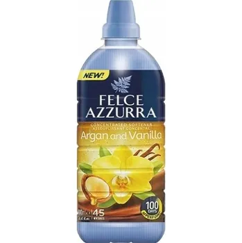 Aviváž Tekutá aviváž Felce Azzurra koncentrát argan vanilka 900 ml 45 praní