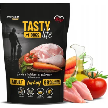 Krmivo pro psa BIOFEED Tasty Dogs Life ADULT Krůtí pochoutka v želé 150g
