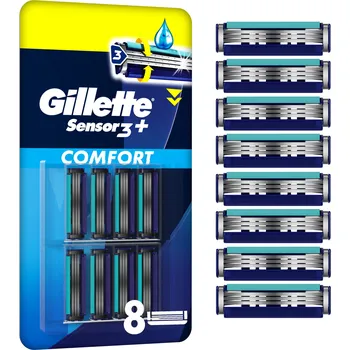 Holítko NÁHRADNÍ HOLICÍ HLAVICE GILLETTE SENSOR 3+ 8 KS