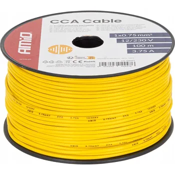 elektrický kabel Elektrický kroucený kabel Amio 1 x 0,75