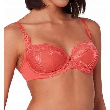 Podprsenka TRIUMPH WILD PEONY FLORALE W podprsenka s kosticemi, měkká, krajková 75C