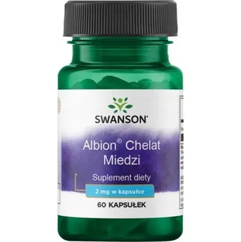 Kapsle Swanson Health Products chelát mědi 2 mg 60 ks