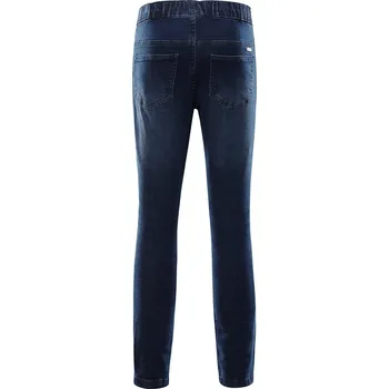 Dětské džínové kalhoty Alpine Pro ALFO - tmavě modrá / 152/158