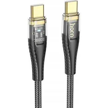 Datový kabel Kabel Hoco USB typ C - USB typ C 1,2 m černý