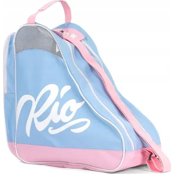 Kolečkové brusle Taška na kolečkové brusle Rio Rollers Script modro-růžová