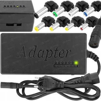 UNIVERZÁLNÍ NAPÁJECÍ ADAPTÉR 96W 12 15 16 18 19 20 24V IMPULZNÍ SÍŤOVÝ ZDROJ S KONCOVKAMI