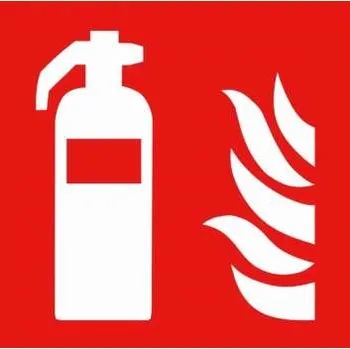 Tabulka Hasicí přístroj - plast, 15 × 15 cm