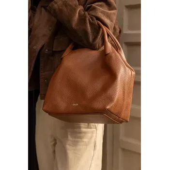 Kabelka Dámská kabelka Big Star z eko kůže BIG STAR SHOES hnědá | krémová 3496409