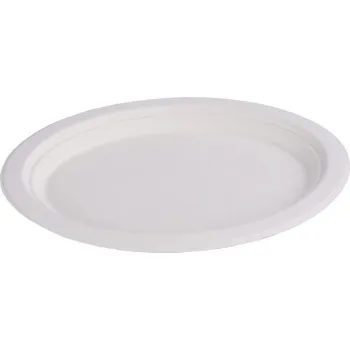 Talíř Talíř z organického rákosu 32x25cm ovál 50 Ks
