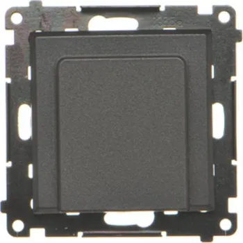 vypínač Vypínač na kartu, elektronický, s orientačním LED podsvětlením, Simon 55 TEWH1.01/149, černá metalizovaná