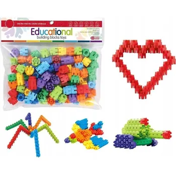 ostatní stavebnice Askato Stavebnice - 100 dílků