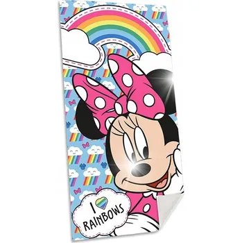 Bavlněná osuška Mickey Mouse Minnie 70x140 cm