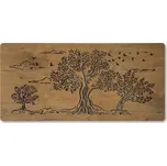 Li-Go "Tři olivy" světelný obraz s baterií 110x50cm, dub světlý