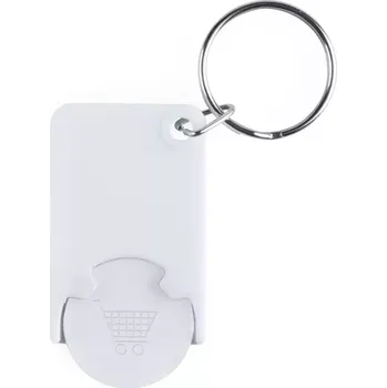 Trolex přívěšek na klíče se žetonem - bílá / bílá - AP741590-01