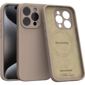 Pouzdro na mobilní telefon POUZDRO PRO IPHONE 15 PRO SILICONE MAG CASE PRO MAGSAFE KRYT