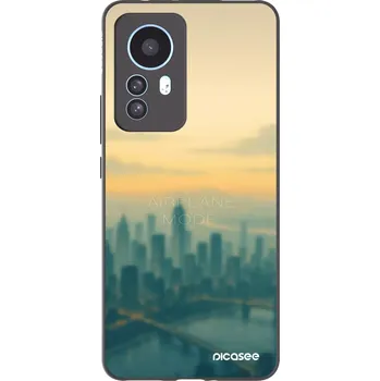 Pouzdro na mobilní telefon Picasee silikonový černý obal pro Xiaomi 12T - Airplane mode