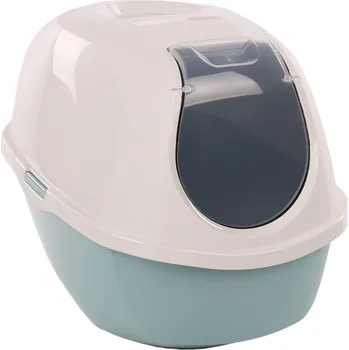Toaleta pro kočku Flamingo KOČIČÍ TOALETA UZAVÍRATELNÝ FILTR REDUKUJÍCÍ NEPŘÍJEMNÉ PACHY 39x55x41 CM
