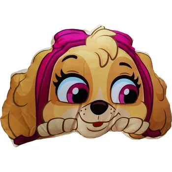 Bytový textil Polštář tvarovka pes SKYE Skaj Sky Tlapková patrola Paw šitý v Polsku 41x30 cm