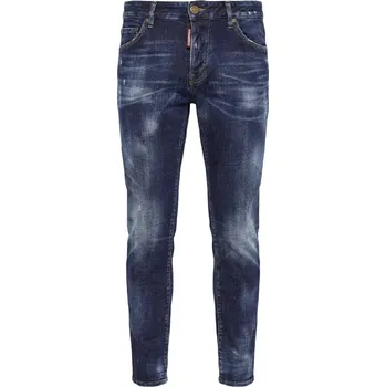 Pánské džíny DSQUARED2 Skater Leaf Blue džíny XS Tmavě modrá